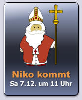 Niko kommt Sa 7.12. um 11 Uhr